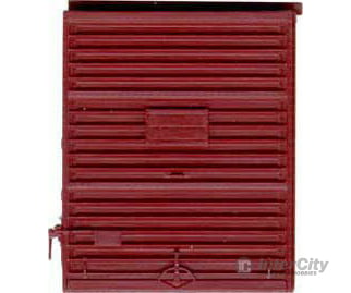 Kadee 2216 Replacement Doors High Tackboard -- 8' Camel Youngstown Doors (Box Car Red) - Default Title (IC-380-2216)