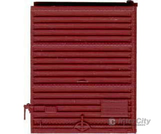 Kadee 2221 Replacement Doors Low Tackboard -- 8' Camel Youngstown Doors (Box Car Red) - Default Title (IC-380-2221)