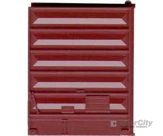 Kadee 2226 Replacement Doors Low Tackboard -- 8' Pullman Standard Doors (Box Car Red) - Default Title (IC-380-2226)
