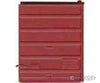 Kadee 2230 Replacement Doors Low Tackboard -- 8' 6-Panel Superior Doors (Red Oxide) - Default Title (IC-380-2230)