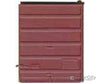 Kadee 2231 Replacement Doors Low Tackboard -- 8' 6-Panel Superior Doors (Box Car Red) - Default Title (IC-380-2231)