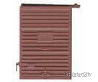 Kadee 2235 7' Youngstown Box Car Door w/High Tack Board pkg(2) -- Box Car Red - Default Title (IC-380-2235)