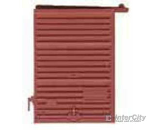 Kadee 2236 7' Youngstown Box Car Door w/Low Tack Board pkg(2) -- Red Oxide - Default Title (IC-380-2236)