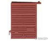 Kadee 2236 7' Youngstown Box Car Door w/Low Tack Board pkg(2) -- Red Oxide - Default Title (IC-380-2236)