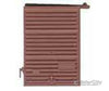 Kadee 2237 7' Youngstown Box Car Door w/Low Tack Board pkg(2) -- Box Car Red - Default Title (IC-380-2237)