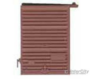Kadee 2237 7' Youngstown Box Car Door w/Low Tack Board pkg(2) -- Box Car Red - Default Title (IC-380-2237)