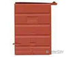 Kadee 2238 7' Five-Panel Box Car Door w/High Tack Board pkg(2) -- Red Oxide - Default Title (IC-380-2238)