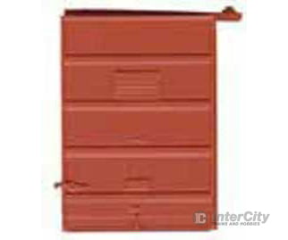 Kadee 2238 7' Five-Panel Box Car Door w/High Tack Board pkg(2) -- Red Oxide - Default Title (IC-380-2238)