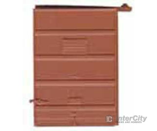 Kadee 2239 7' Five-Panel Box Car Door w/High Tack Board pkg(2) -- Box Car Red - Default Title (IC-380-2239)