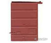 Kadee 2240 7' Five-Panel Box Car Door w/Low Tack Board pkg(2) -- Red Oxide - Default Title (IC-380-2240)