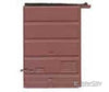 Kadee 2241 7' Five-Panel Box Car Door w/Low Tack Board pkg(2) -- Box Car Red - Default Title (IC-380-2241)