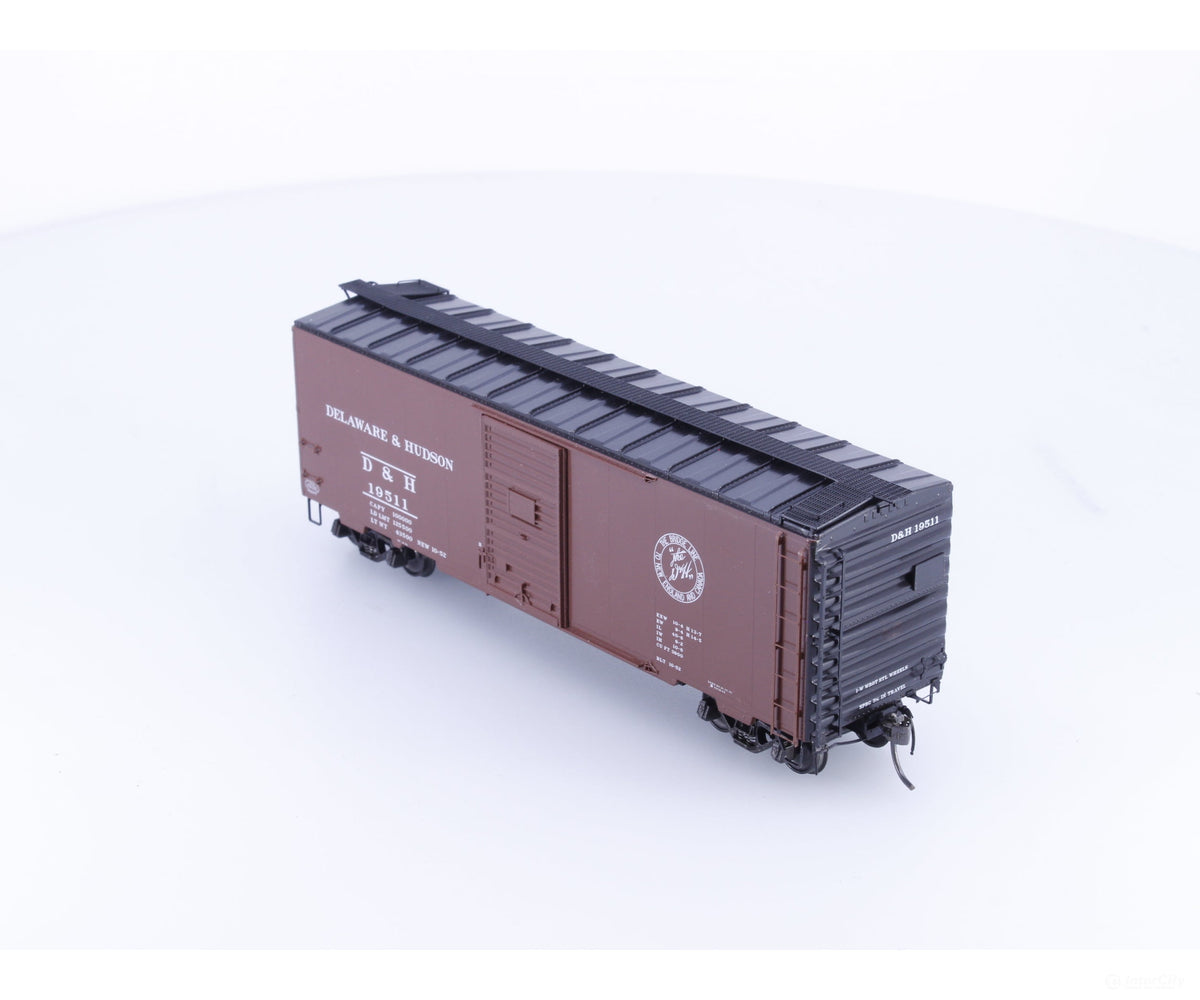 Kadee 4056 HO 40’ PS-1 Boxcar 6’ Door Delaware and Hudson Railway (D&H) 19511 - Freight Cars