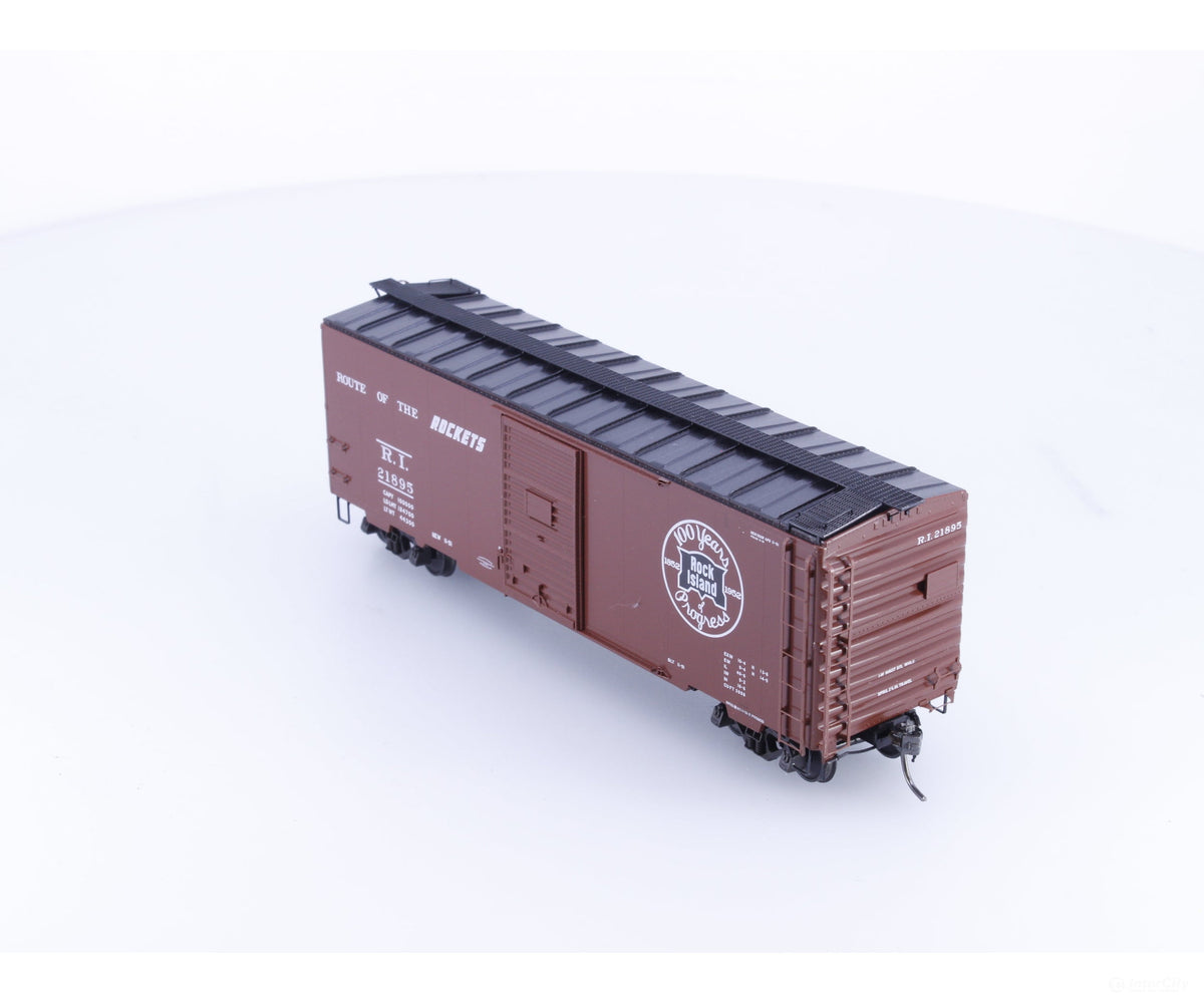 Kadee 4097 HO 40’ PS-1 Boxcar 6’ Door Rock Island Road 21895 - Freight Cars