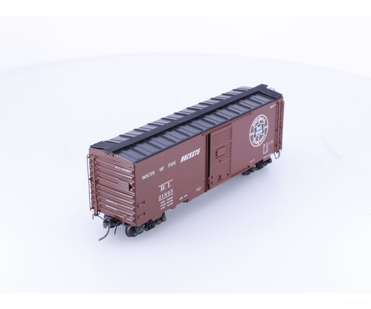 Kadee 4097 HO 40’ PS-1 Boxcar 6’ Door Rock Island Road 21895 - Freight Cars