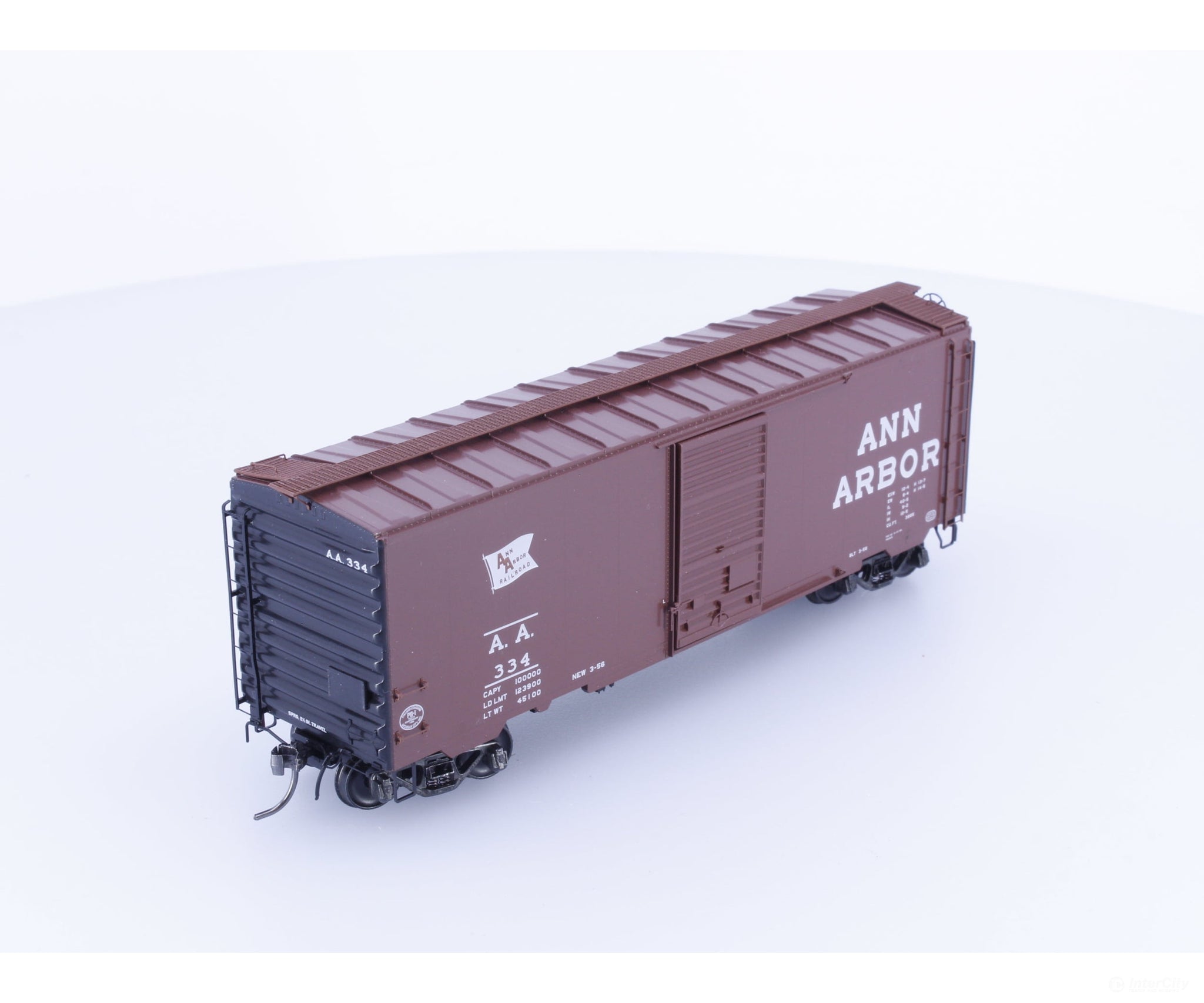 Kadee 4514 HO 40’ PS-1 Boxcar 8’ Door Ann Arbor 334 Freight Cars