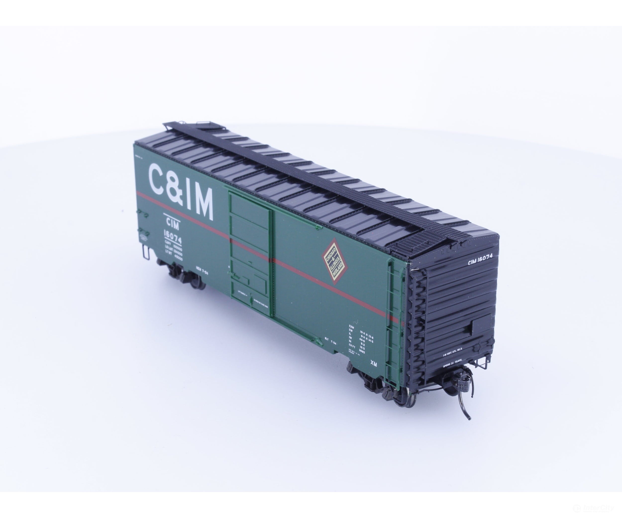 Kadee 4529 HO 40’ Single Door Box Car Chicago & Illinois Midland (C&IM) 16074 - Freight Cars