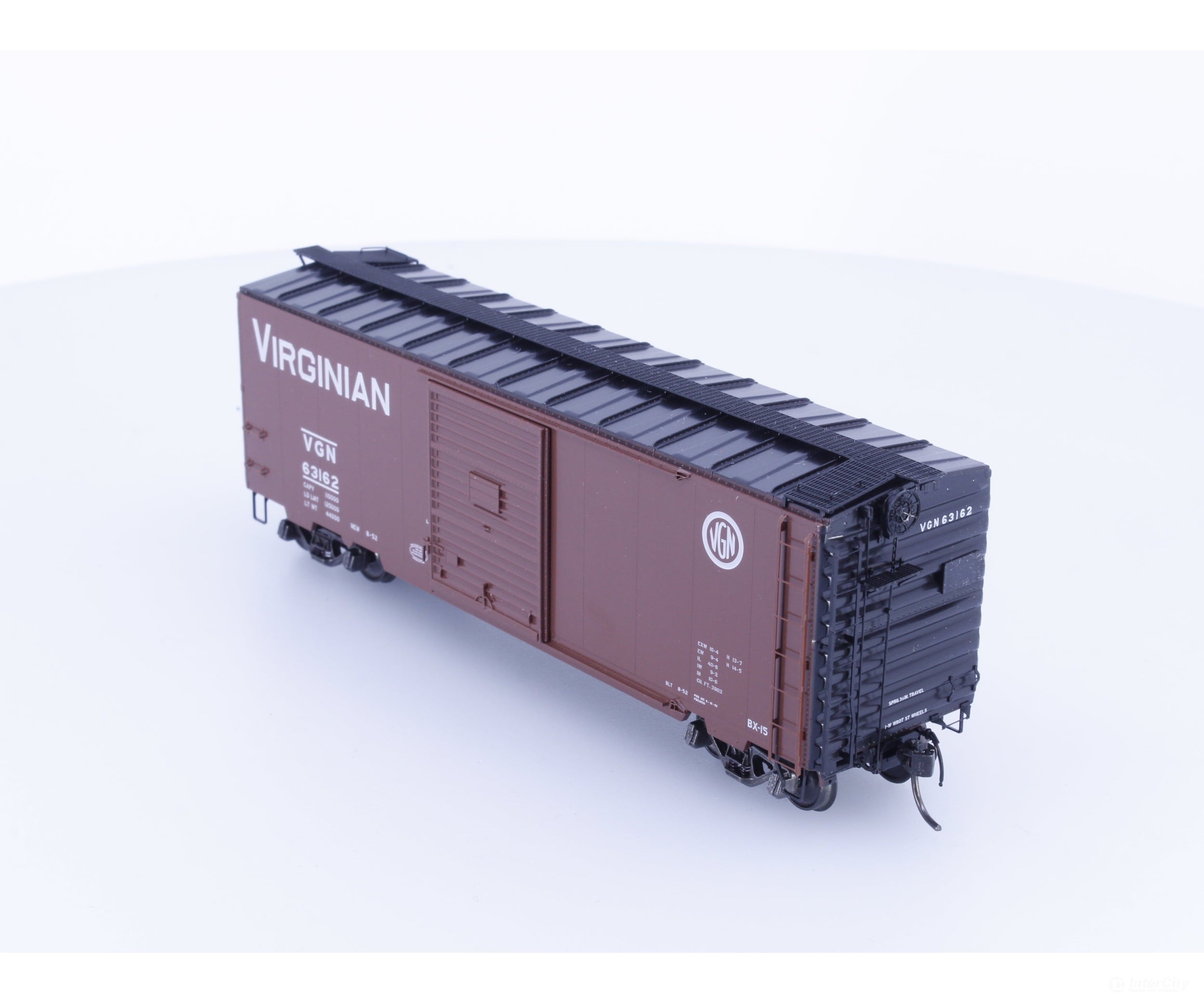 Kadee 5009 HO 40’ Single Door Box Car Virginian (VGN) 63162 - Freight Cars