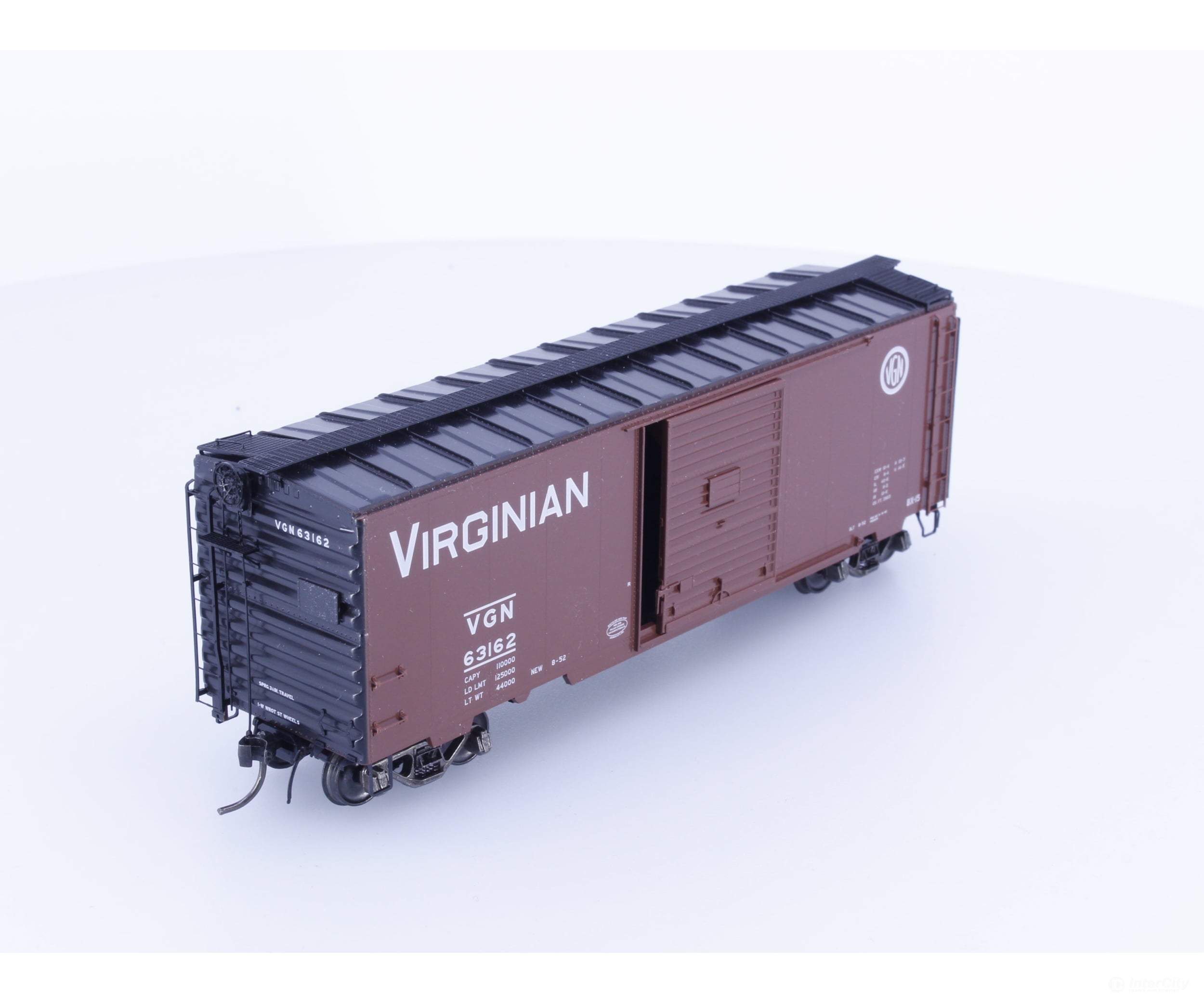 Kadee 5009 HO 40’ Single Door Box Car Virginian (VGN) 63162 - Freight Cars