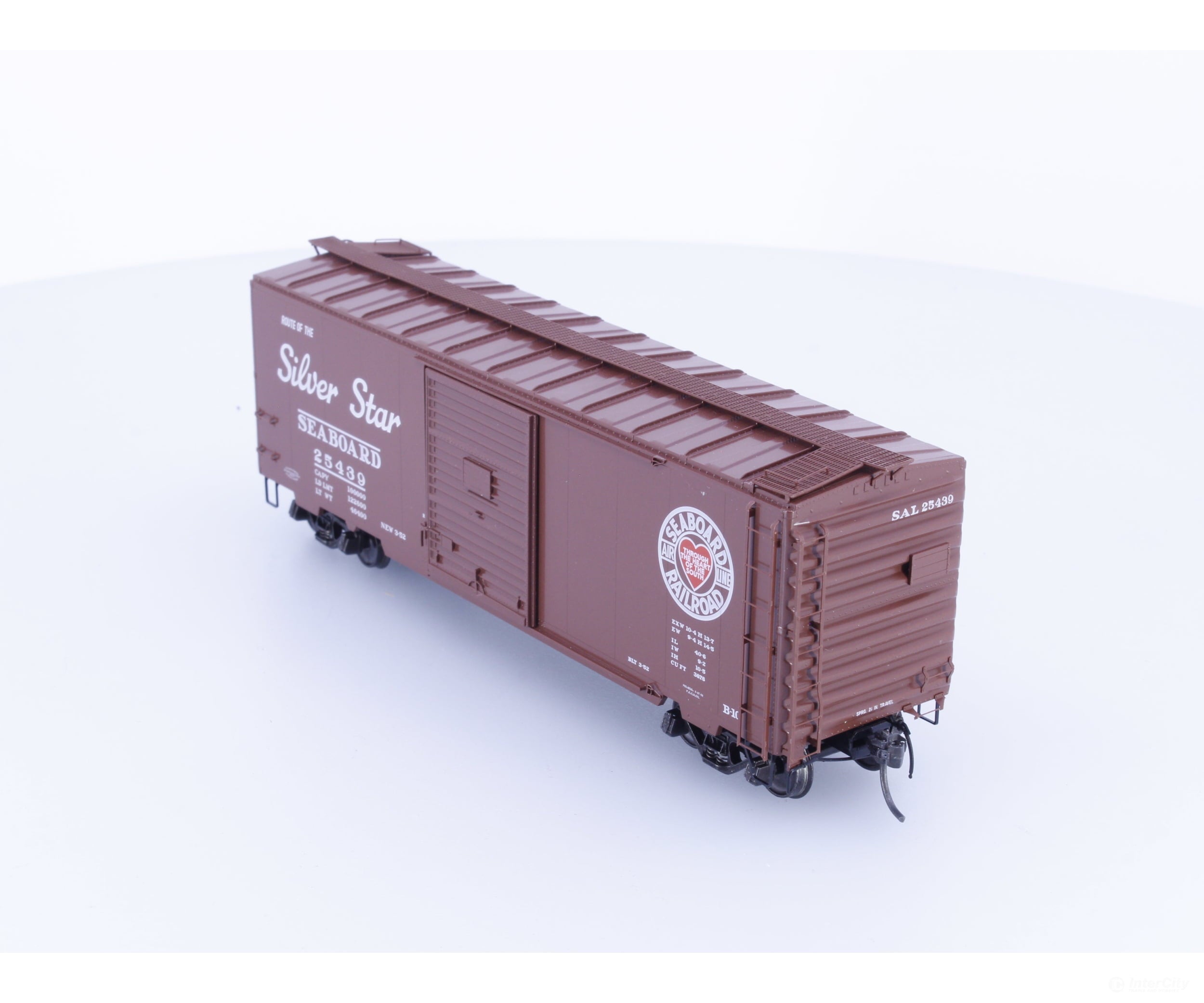 Kadee 5115 HO 40’ Single Door Box Car Seaboard Air Line (SEABOARD) 25439 - Freight Cars