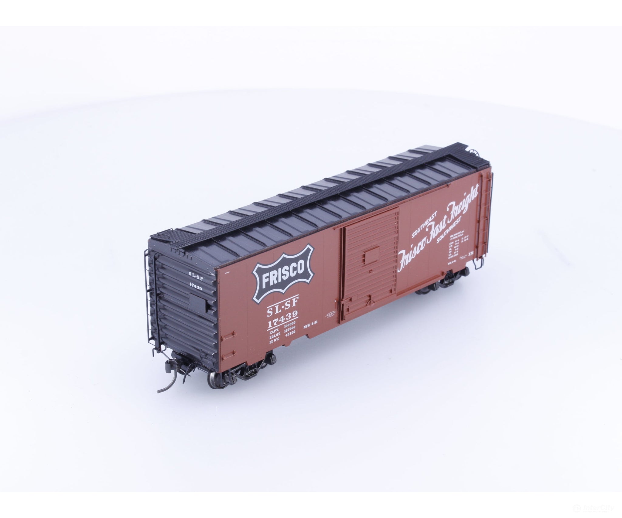 Kadee 5117 HO 40’ PS-1 Boxcar 8’ Door Youngstown St Louis San Fransisco (SLSW) 17439 - Freight Cars