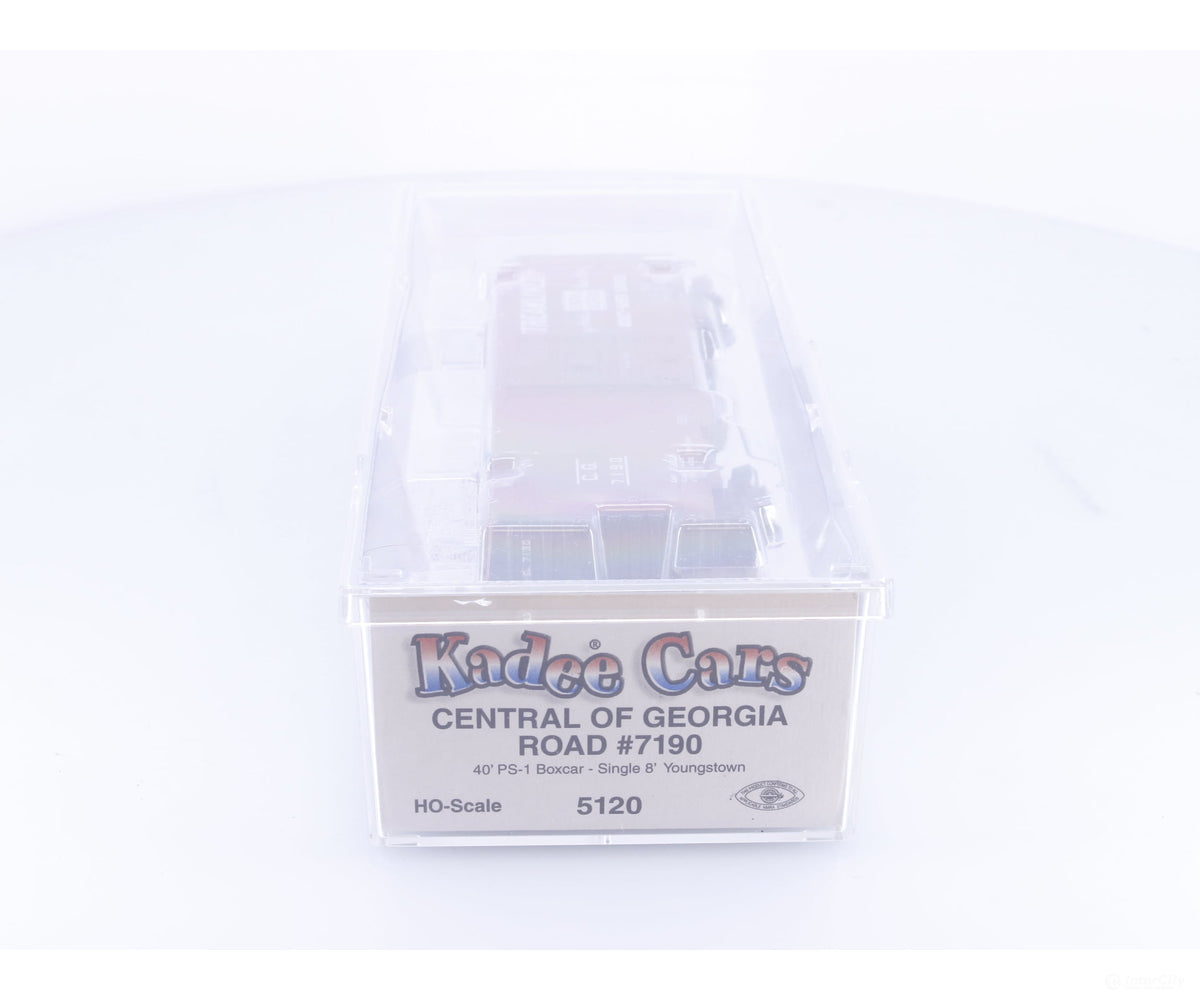 Kadee 5120 HO 40’ PS-1 Boxcar 8’ Door Youngstown Central of Georgia 7190 - Freight Cars