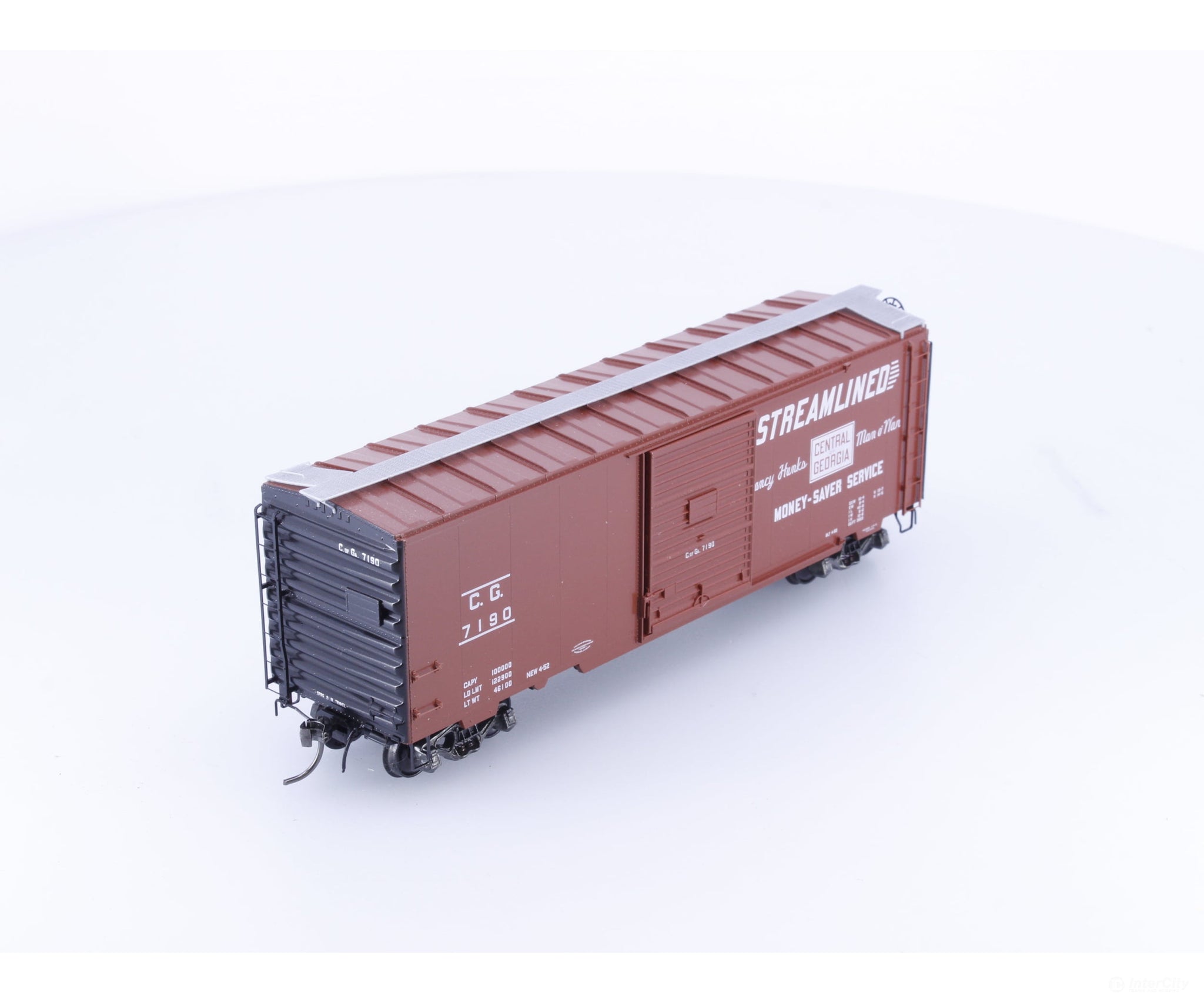 Kadee 5120 HO 40’ PS-1 Boxcar 8’ Door Youngstown Central of Georgia 7190 - Freight Cars