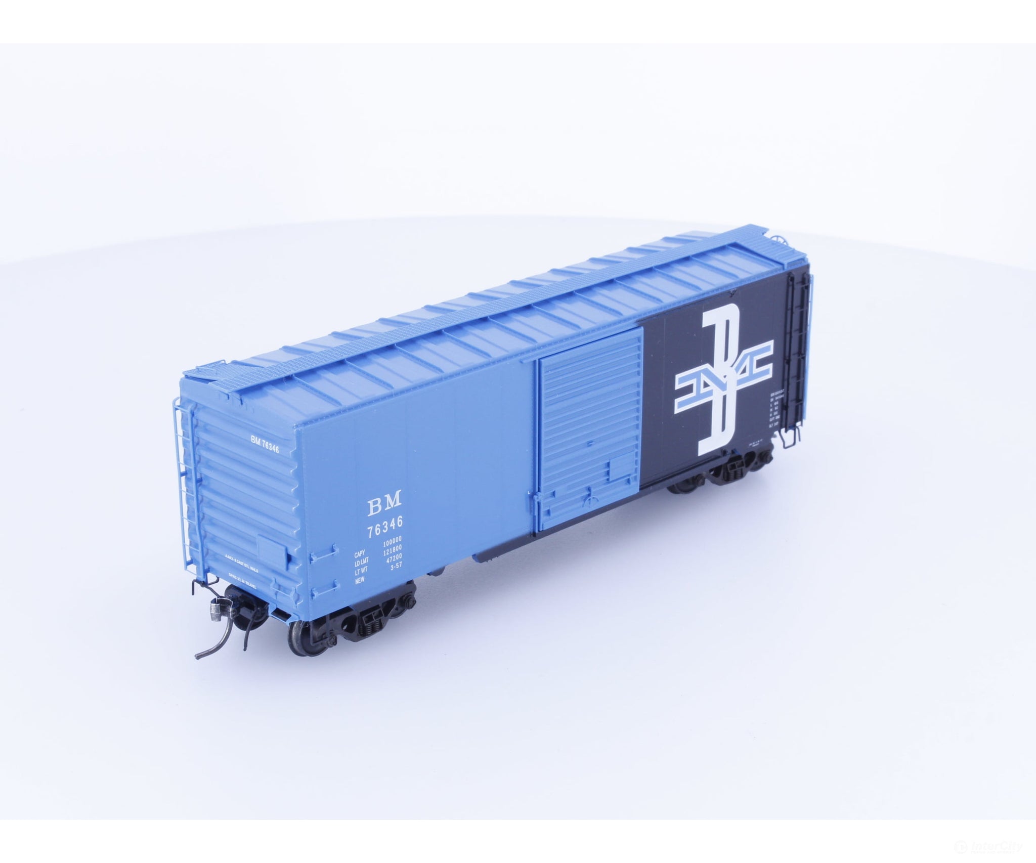 Kadee 5311 HO 40’ PS-1 Boxcar 8’ Door Boston and Maine (BM) 76346 Freight Cars