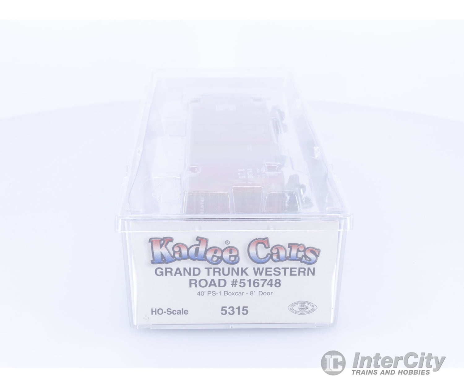 Kadee 5315 HO 40’ PS-1 Boxcar 8’ Door Grand Trunk Western (GTW) 516748 (#2) Freight Cars