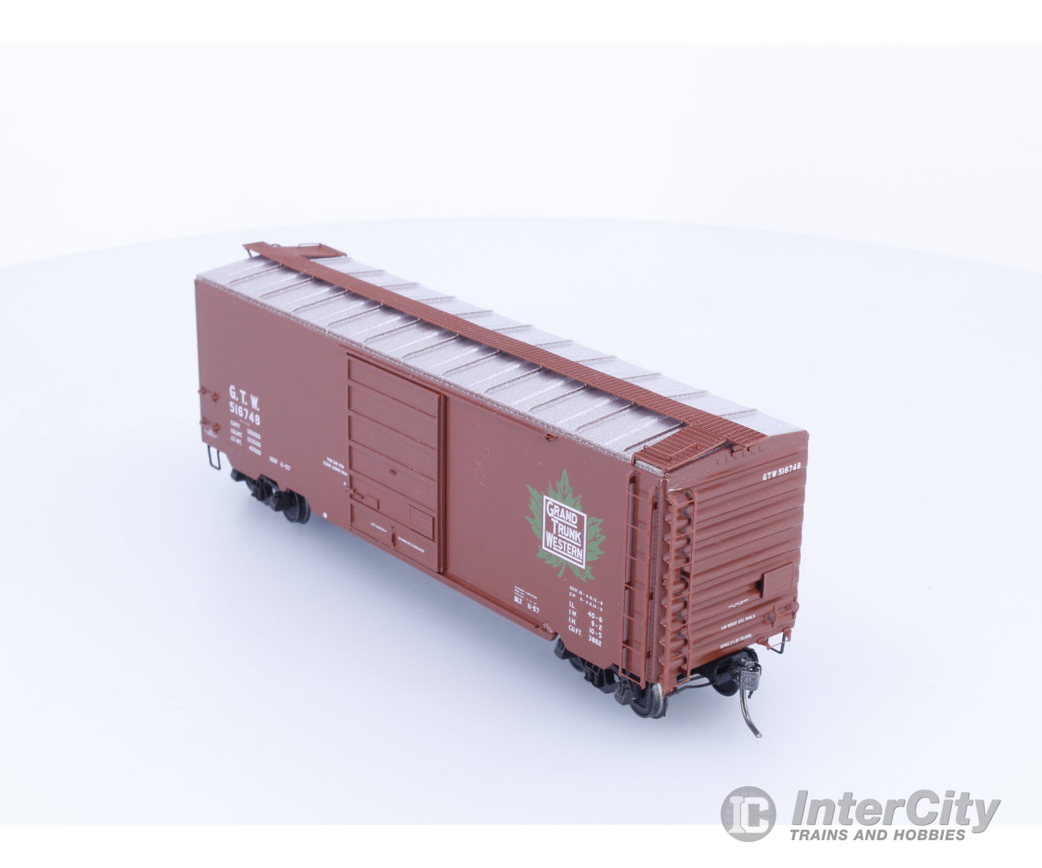 Kadee 5315 HO 40’ PS-1 Boxcar 8’ Door Grand Trunk Western (GTW) 516748 (#2) Freight Cars