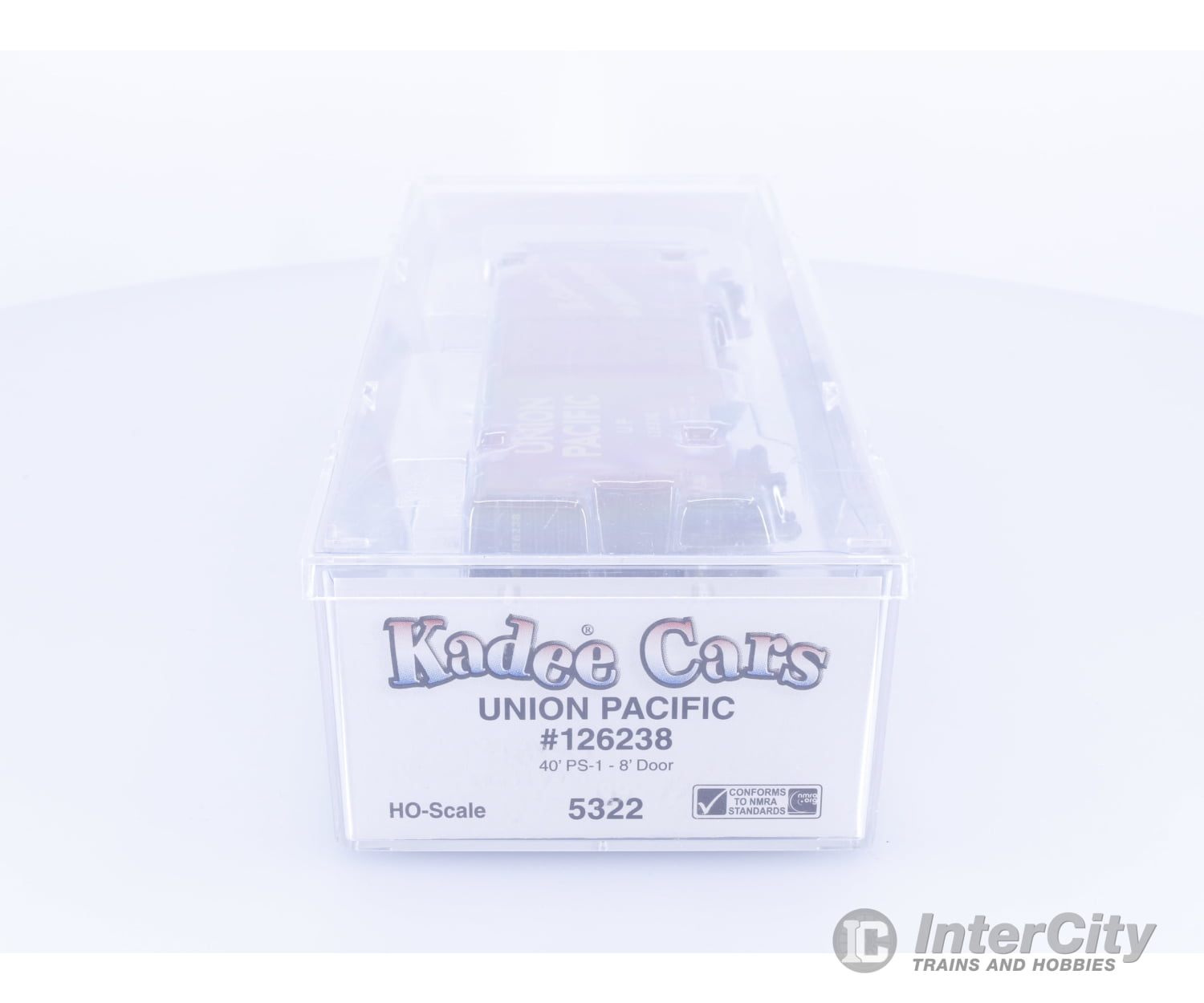 Kadee 5322 HO 40’ PS-1 Boxcar 8’ Door Union Pacific (UP) 126238 Freight Cars