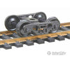 Kadee 558 Barber(R) S-2 70-Ton Roller Bearing Fully Sprung Self-Centering Metal Trucks -- Code 110 (.110") 33" Smooth-Back RP-25 Wheels 1 Pair - Default Title (CH-380-558)