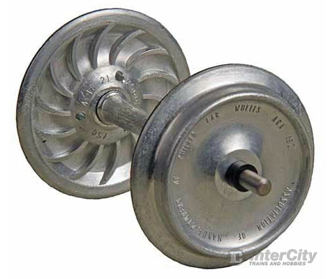 Kadee 951 Ribbed-Back Metal Wheelsets -- 33" Diameter for 1/29 Scale or 36" for 1/32 (#1) Scale (uncolored) 1 Set - Default Title (IC-380-951)