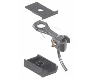 Kadee 142 #142 Whisker(R) Self-Centering Metal Knuckle Couplers - Kit - Magne-Matic(R) -- Medium 9/32" Overset Shank w/#242 Draft Gear Boxes - 2 Pair - Default Title (CH-380-142)