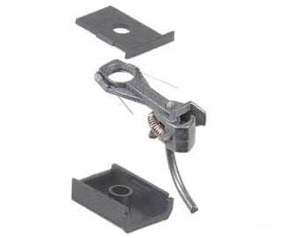 Kadee 145 #145 Whisker(R) Self-Centering Metal Knuckle Couplers - Kit - Magne-Matic(R) -- Short 1/4" Overset Shank w/#242 Draft Gear Boxes - 2 Pairs - Default Title (CH-380-145)