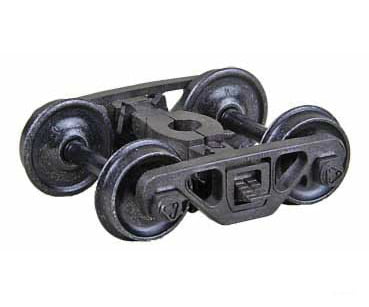 Kadee 1582 Barber - Bettendorf Self-Centering HGC Leaf-Spring Caboose Trucks -- Code 88 (.088") 33" Smooth-Back RP-25 Wheels 1 Pair - Default Title (CH-380-1582)