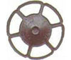 Kadee 2022 Miner Type Brake Wheels pkg(8) -- Dark Boxcar Red - Default Title (IC-380-2022)