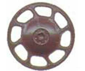 Kadee 2023 Universal Type Brake Wheels pkg(8) -- Dark Box Car Red - Default Title (IC-380-2023)