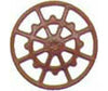 Kadee 2030 Ajax Type Brake Wheels pkg(8) -- Red Oxide - Default Title (IC-380-2030)