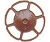 Kadee 2032 Miner Type Brake Wheels pkg(8) -- Red Oxide - Default Title (IC-380-2032)