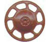 Kadee 2033 Universal Type Brake Wheels pkg(8) -- Red Oxide - Default Title (IC-380-2033)