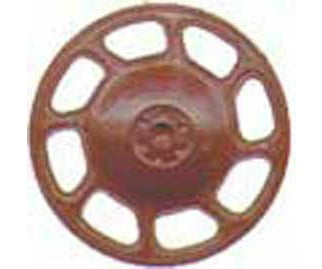 Kadee 2033 Universal Type Brake Wheels pkg(8) -- Red Oxide - Default Title (IC-380-2033)