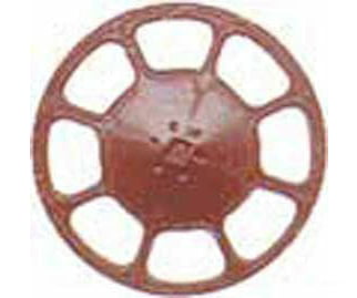 Kadee 2035 Modern Brake Wheels pkg(8) -- Red Oxide - Default Title (IC-380-2035)