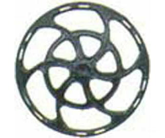 Kadee 2041 Equipco Type Brake Wheels pkg(8) -- Black - Default Title (IC-380-2041)