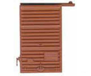 Kadee 2203 Replacement Doors w/Low Tackboard -- 6' Camel Youngstown Boxcar Red 2 Pair - Default Title (IC-380-2203)