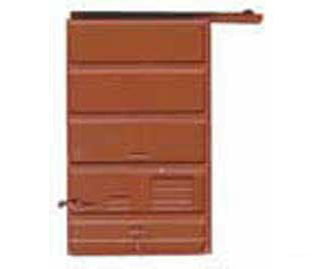 Kadee 2208 Replacement Doors Low Tackboard -- 6' Five Panel Superior Boxcar Red - Default Title (IC-380-2208)