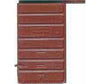 Kadee 2211 Replacement Doors High Tackboard -- 6' 7-Panel Superior Doors (Box Car Red) - Default Title (IC-380-2211)