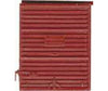 Kadee 2215 Replacement Doors High Tackboard -- 8' Camel Youngstown Doors (Red Oxide) - Default Title (IC-380-2215)