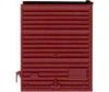 Kadee 2221 Replacement Doors Low Tackboard -- 8' Camel Youngstown Doors (Box Car Red) - Default Title (IC-380-2221)