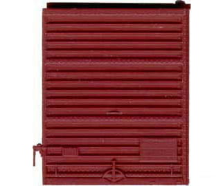 Kadee 2221 Replacement Doors Low Tackboard -- 8' Camel Youngstown Doors (Box Car Red) - Default Title (IC-380-2221)
