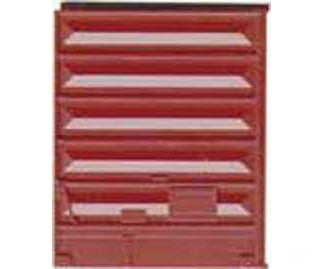 Kadee 2225 Replacement Doors Low Tackboard -- 8' Pullman-Standard Doors (Red Oxide) - Default Title (IC-380-2225)